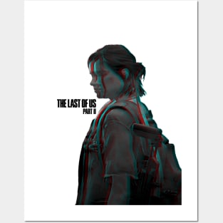 Last of Us Ellie anglyph art Posters and Art